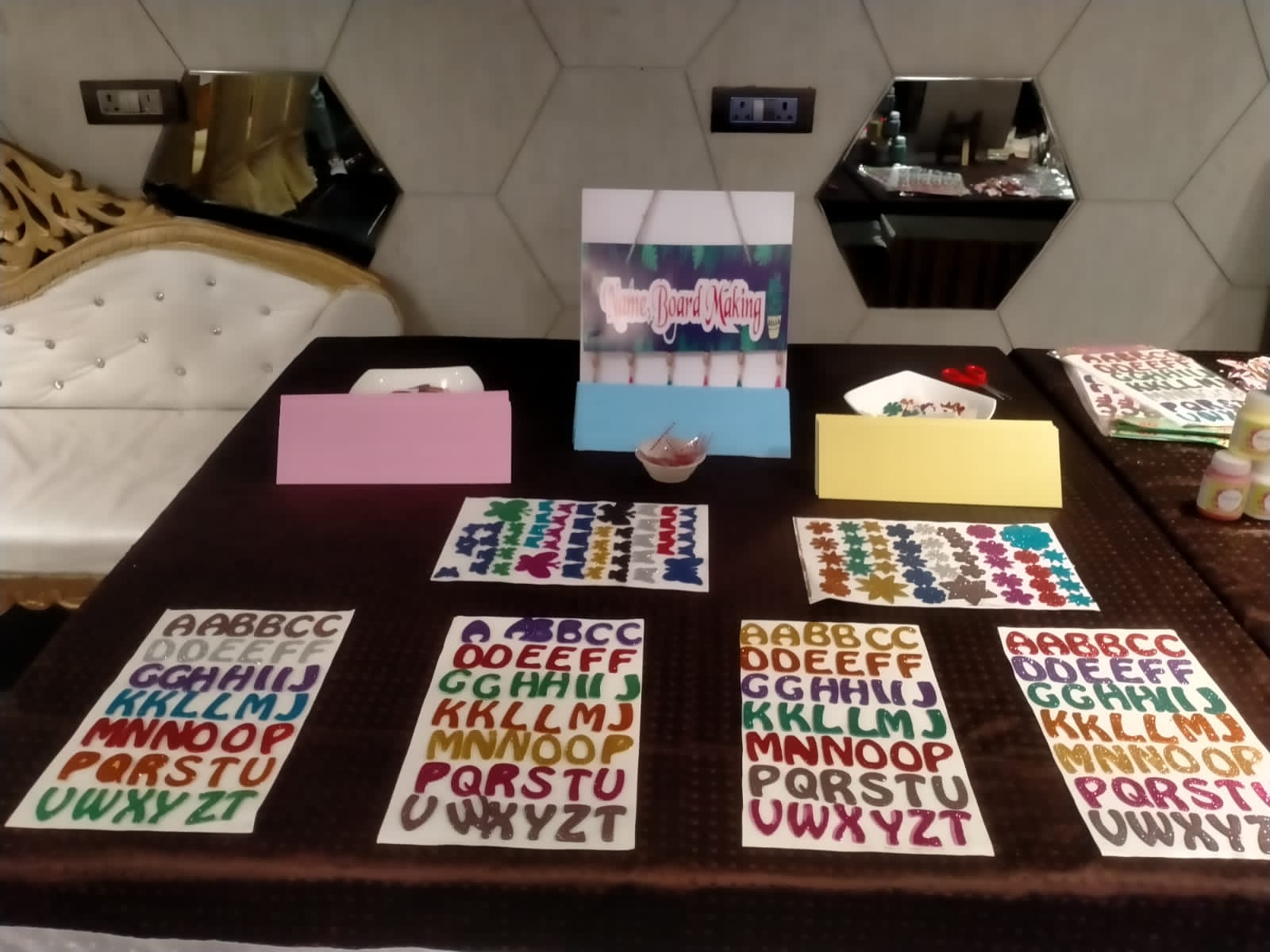  name board making for kids